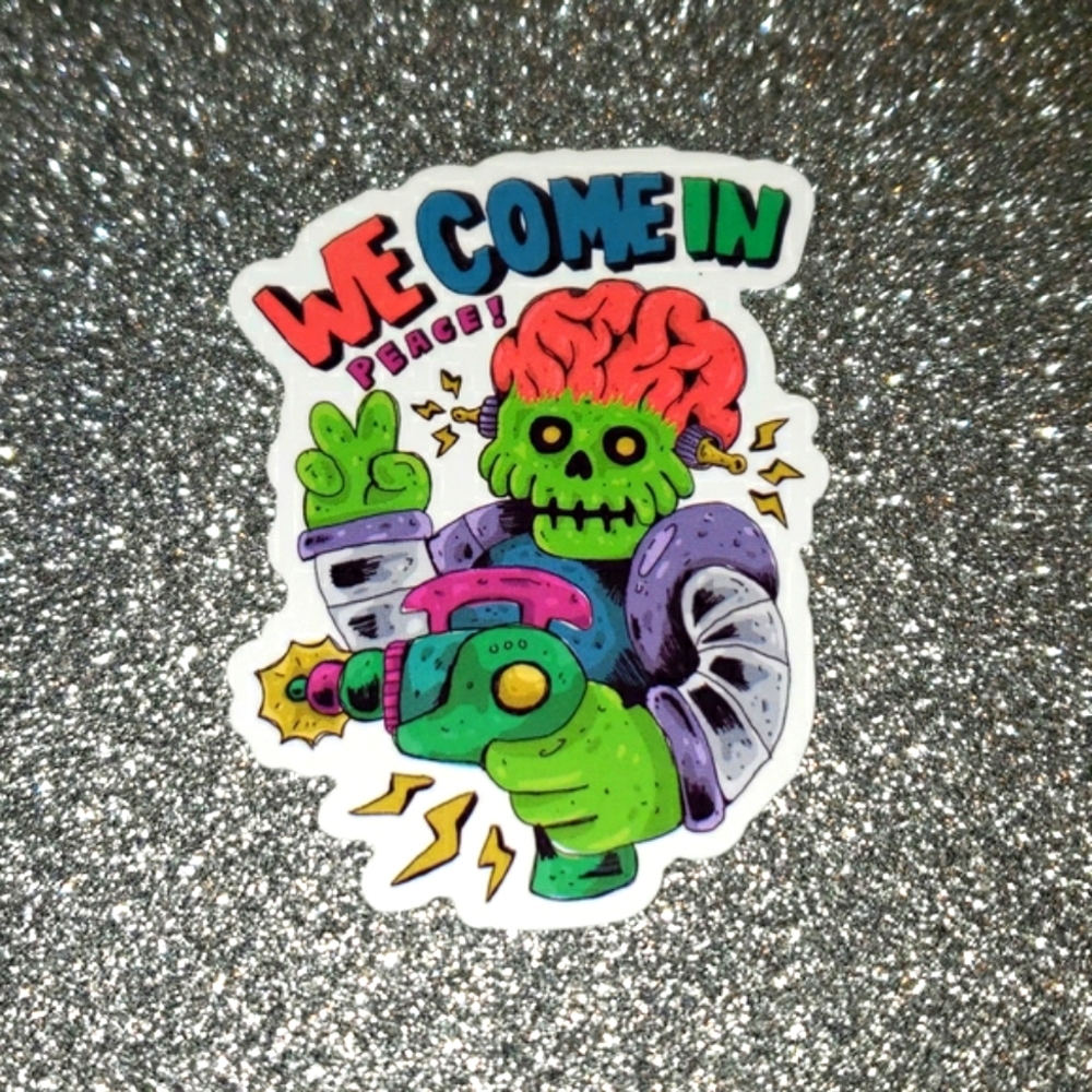 Art GOTHIC PASTEL Mara Attacks waterproof sticker